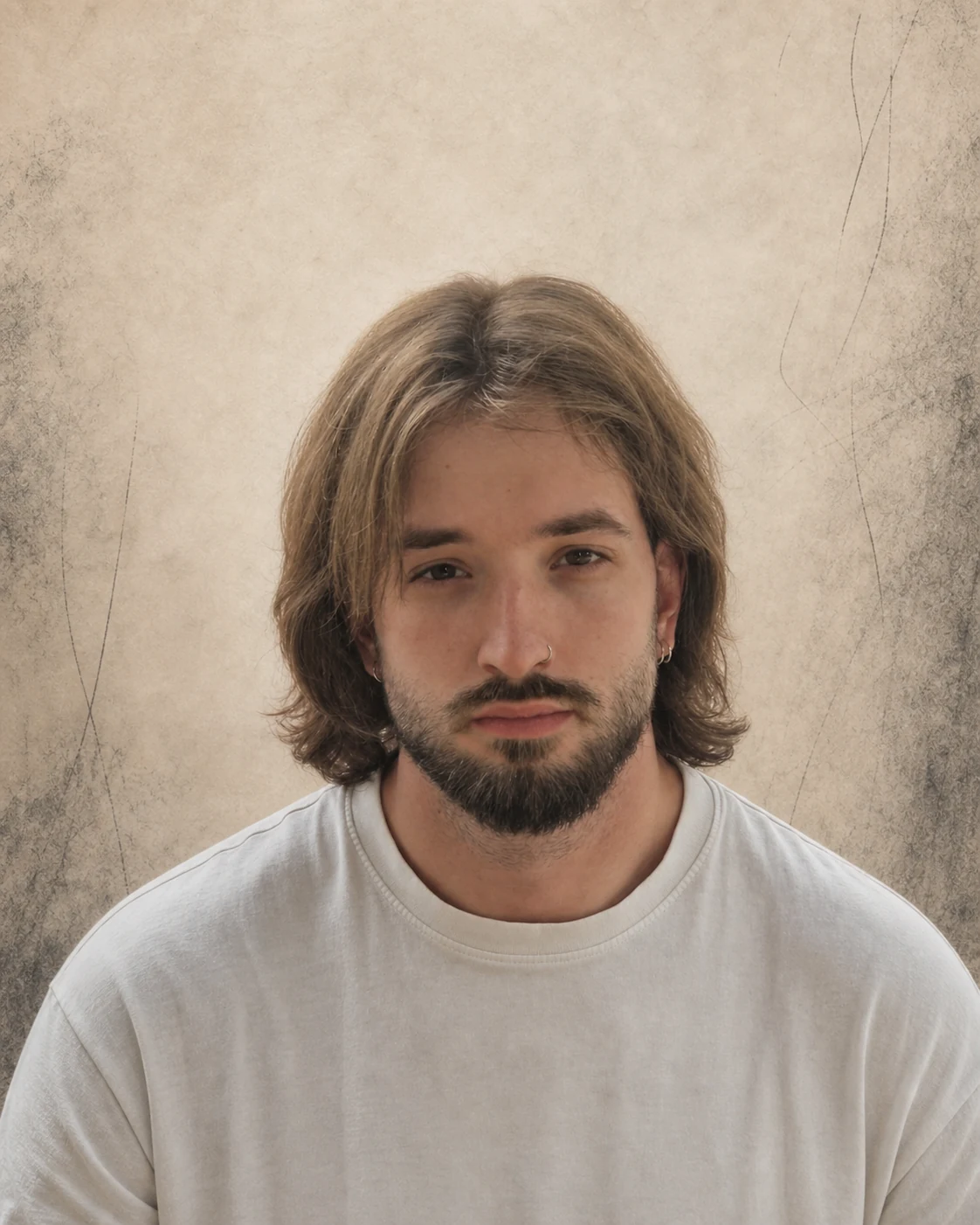 Retrato actual de Jorge Cortés, artista de Atelier Grafito