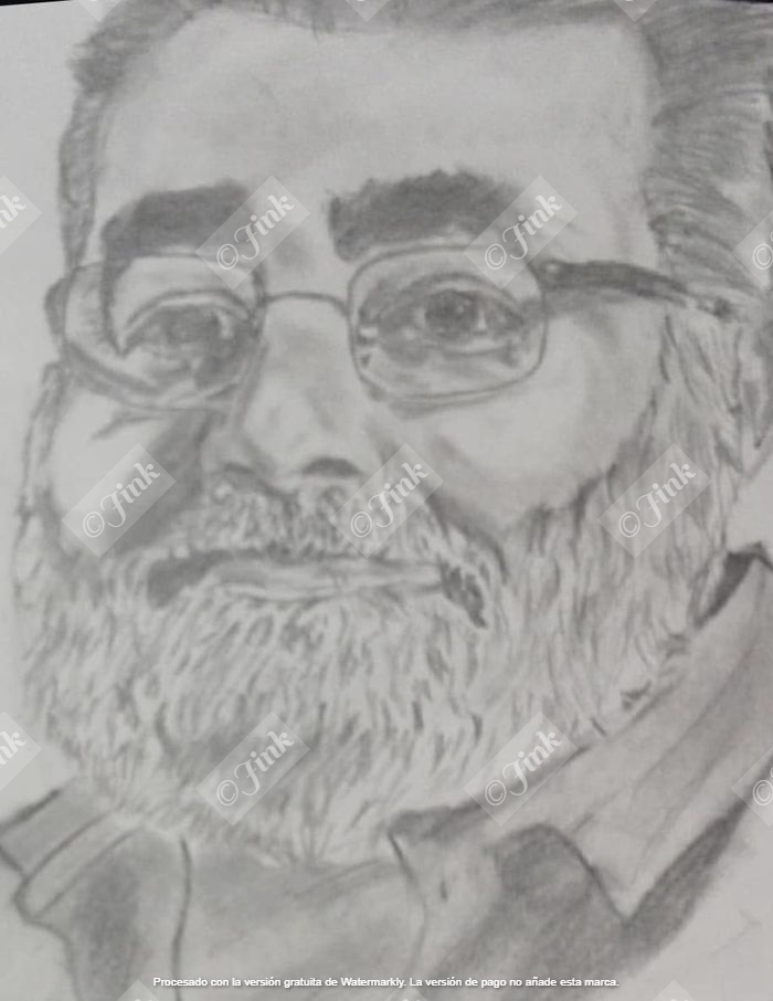 Barba y gafas, obra de Jorge Cortés